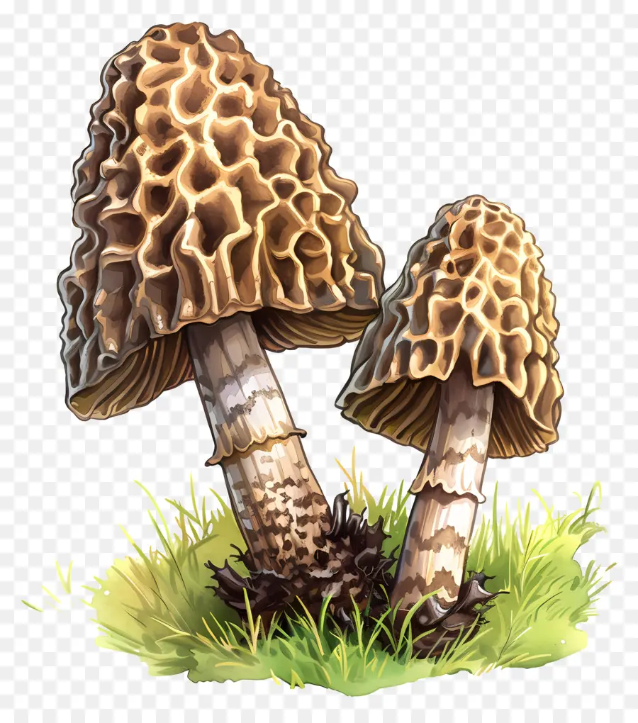 гриб сморчок，грибы PNG