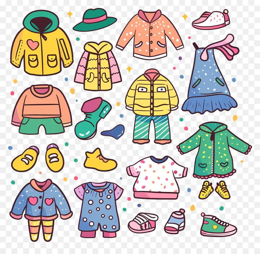 Clothes，детская одежда PNG