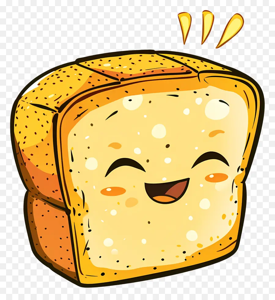 Милый хлеб，Улыбающийся хлеб PNG