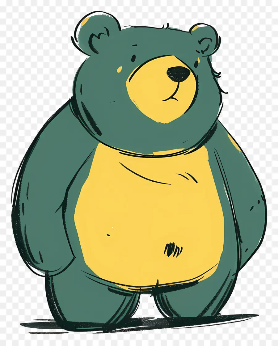 мультфильм медведь，медведь PNG