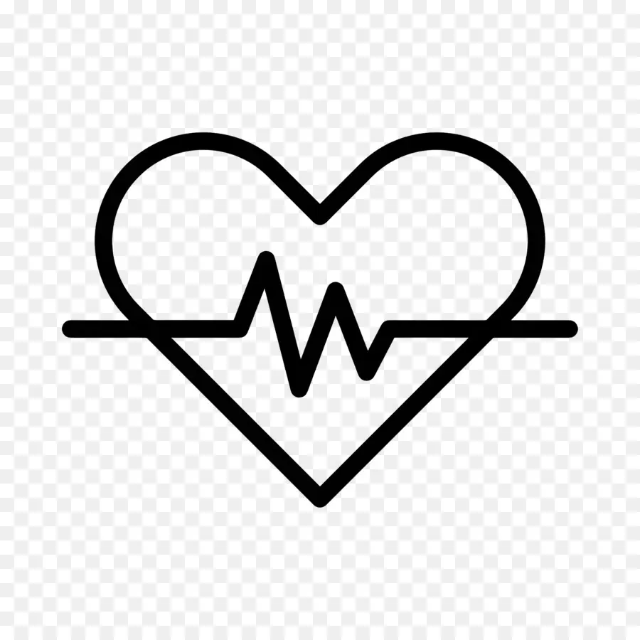 Сердечная линия пульса，Сердце Бит Линия PNG