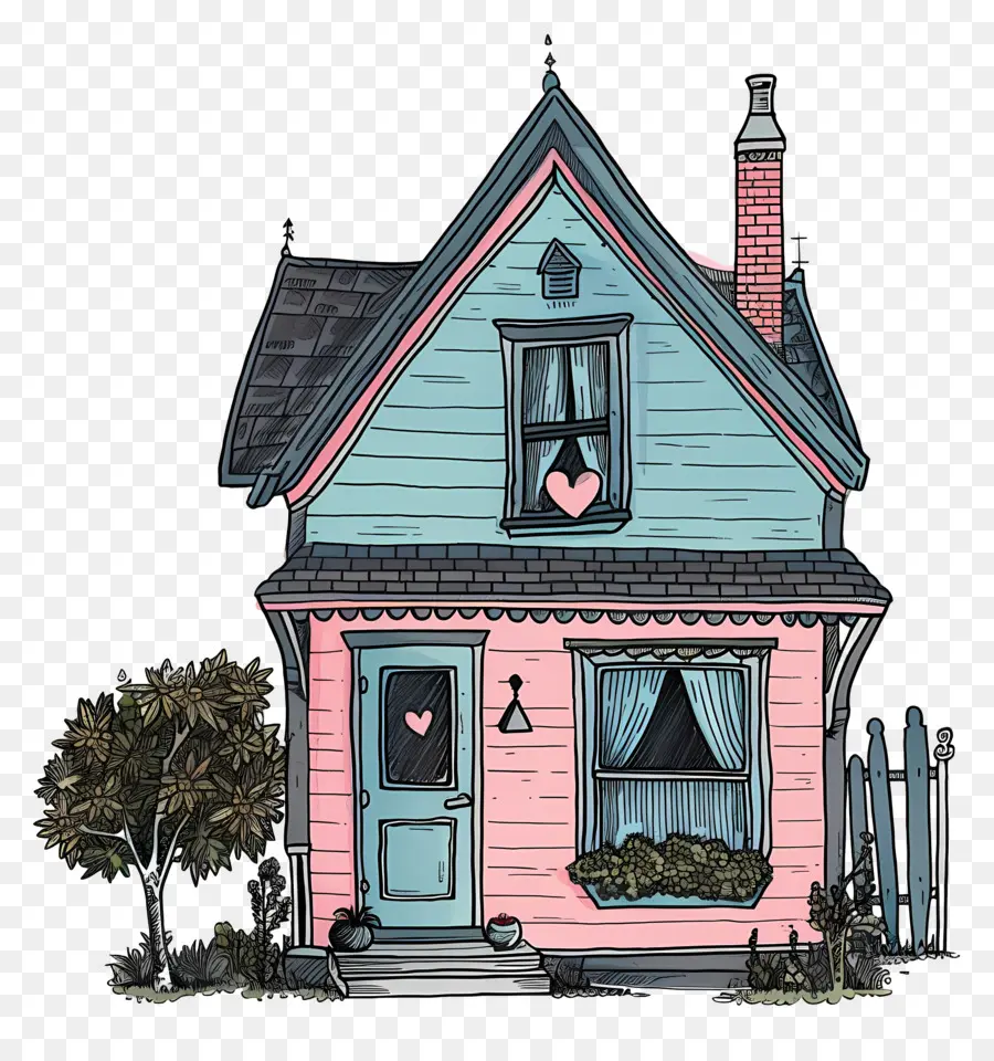 мультфильм дом，небольшой дом PNG