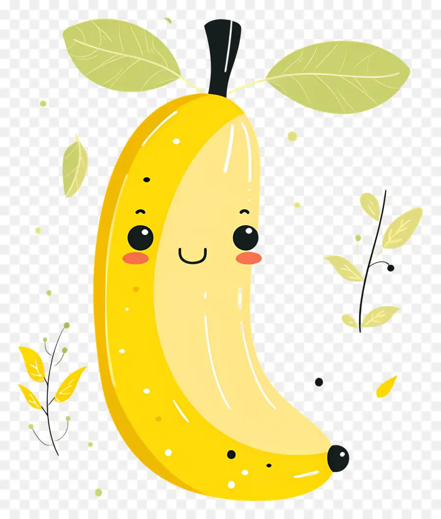 симпатичные банан，банан PNG