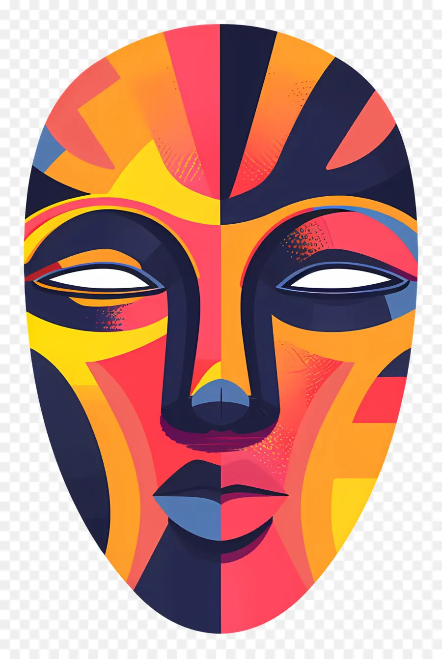 культурная маска，Абстрактное искусство PNG