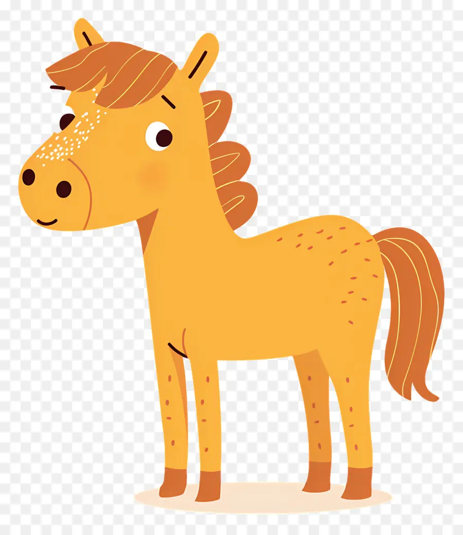 милый конь，мультфильм лошадь PNG