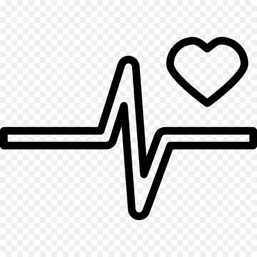 Сердечная линия пульса，Сердце Бит Линия PNG