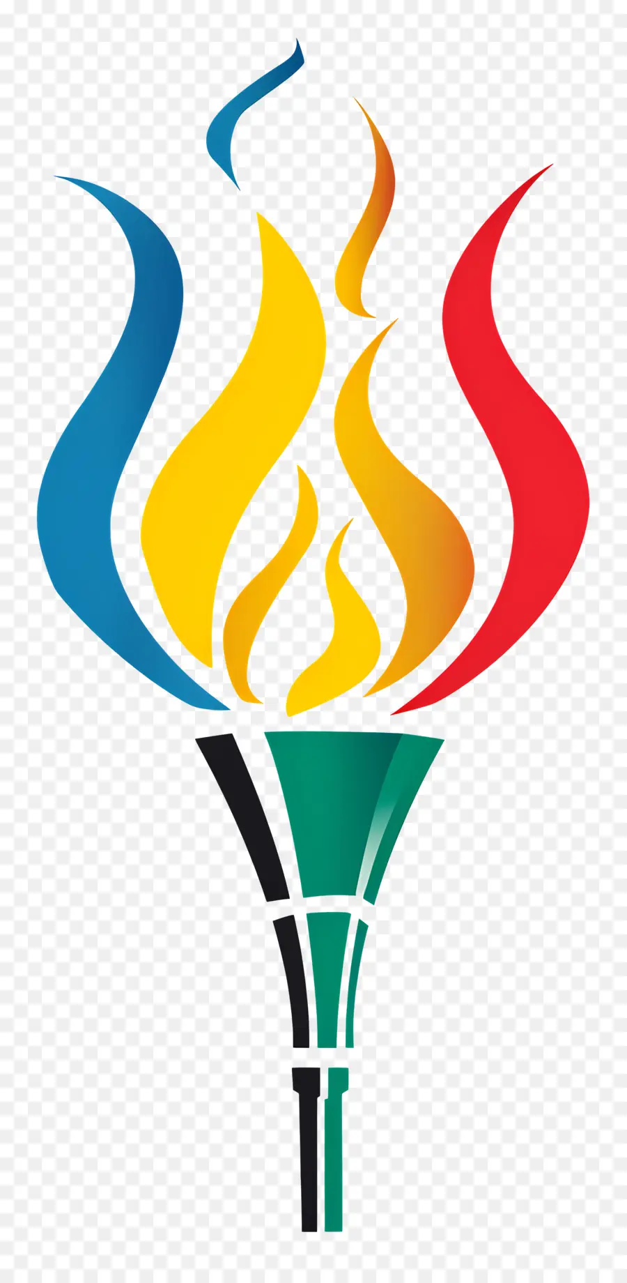 Олимпийский факел，пламя  PNG