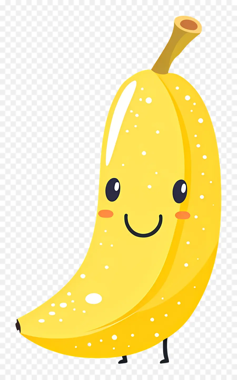 симпатичные банан，Улыбающийся банан PNG