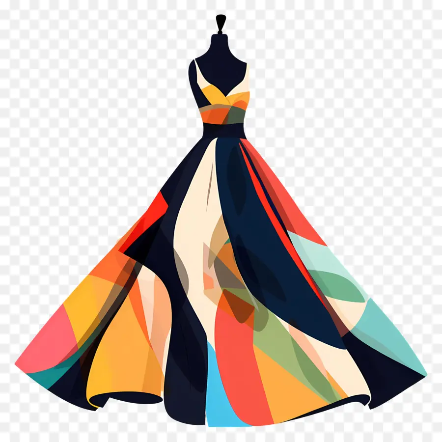 модное платье，Evening Gown PNG
