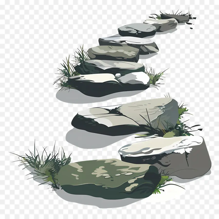 каменная дорожка，каменная лестница PNG