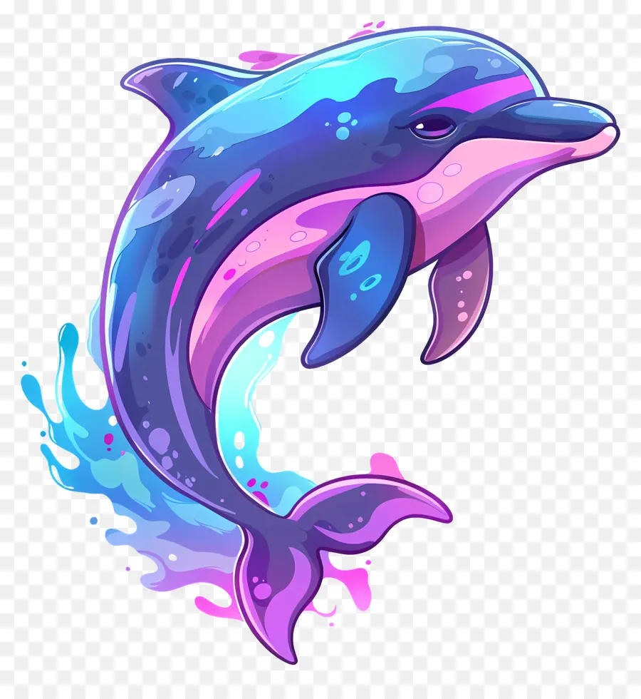 Милый дельфин，Дельфин PNG
