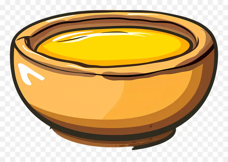 Топленое масло，Желтый соус PNG
