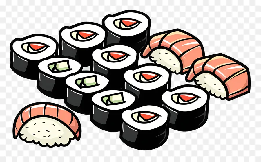 суши，суши роллы PNG