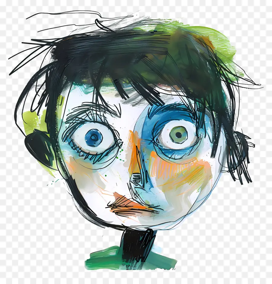 Ребенок，зеленые глаза PNG
