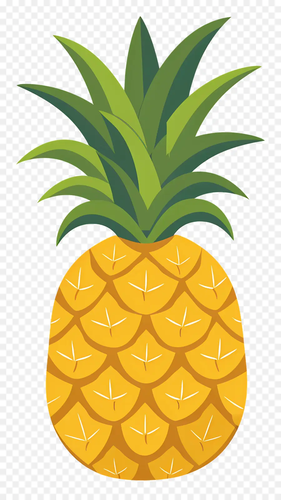 Pineapple，Тропические фрукты PNG