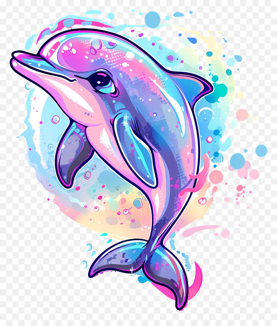 Милый дельфин，Дельфин PNG