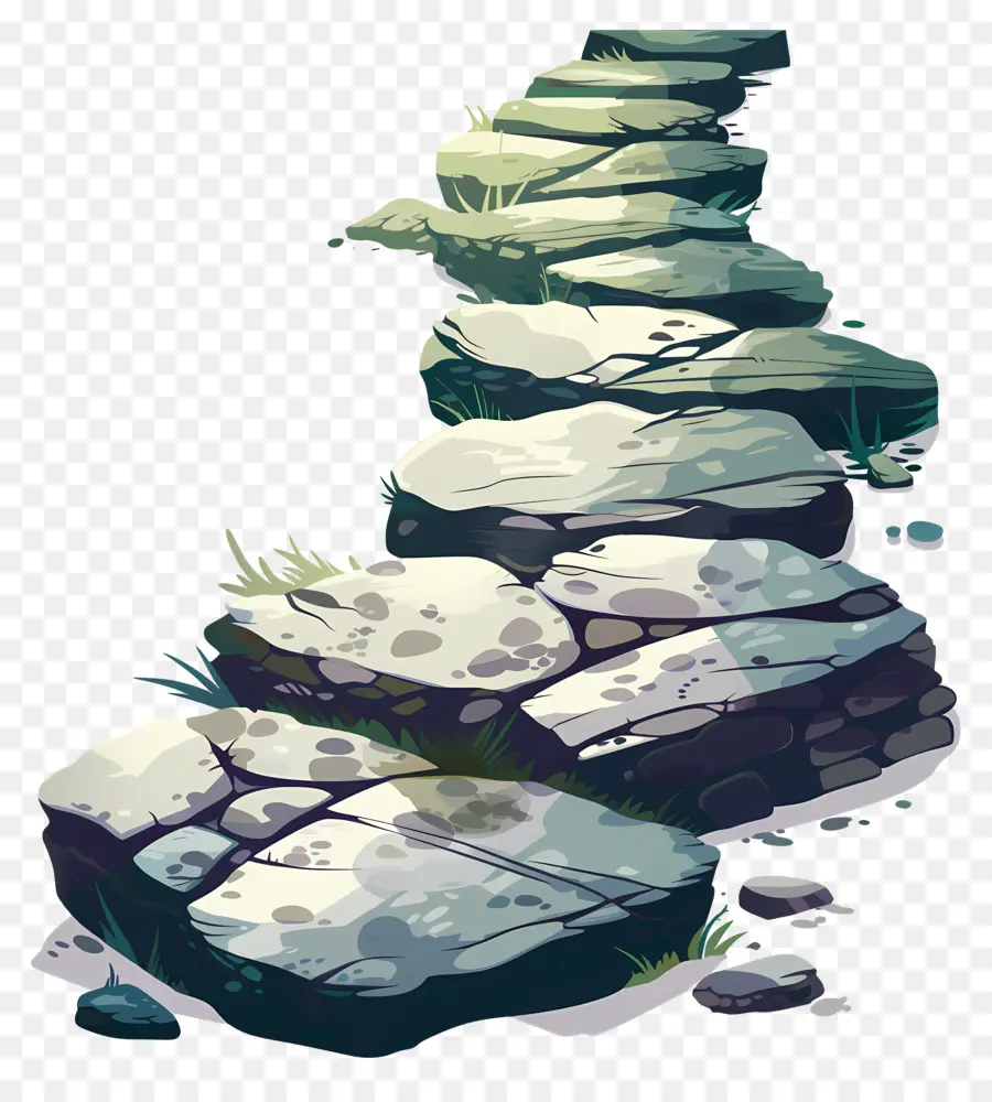 каменная дорожка，Каменный путь PNG