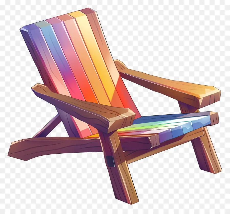 шезлонг ，деревянный стул PNG