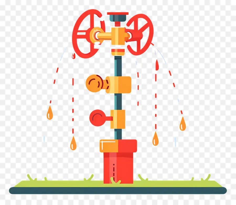 Разбрызгиватель воды，Нефтяная вышка PNG