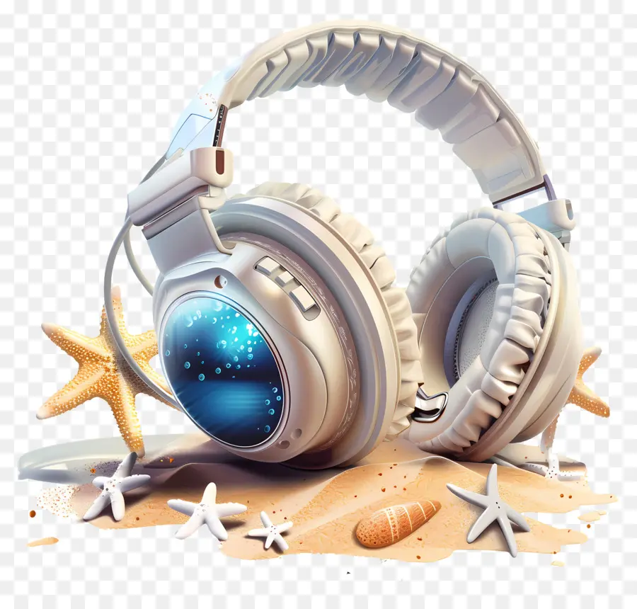 пляжные мелодии，Headphones PNG