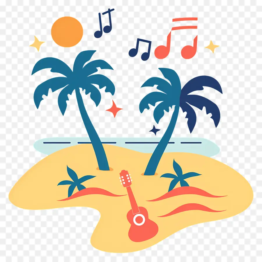 пляжные мелодии，тропический пляж PNG