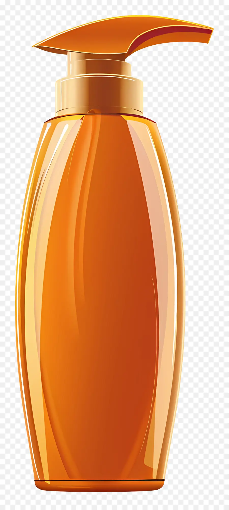 лосьон для загара，оранжевая жидкость PNG