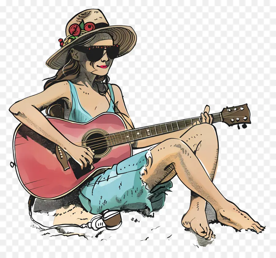 пляжные мелодии，Женщина PNG
