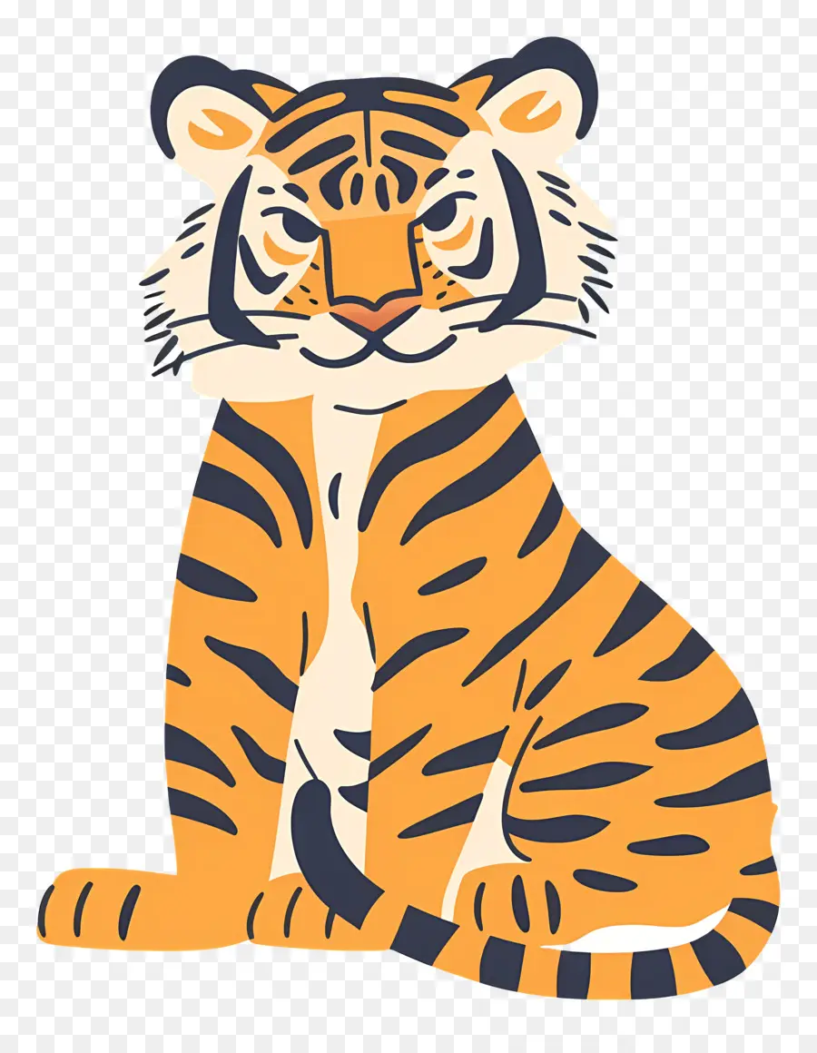 Тигр，мультфильм тигр PNG