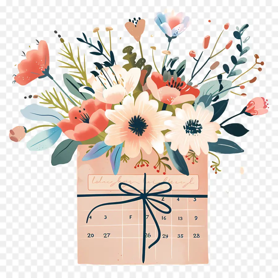 Подарок，Bouquet Of Flowers PNG