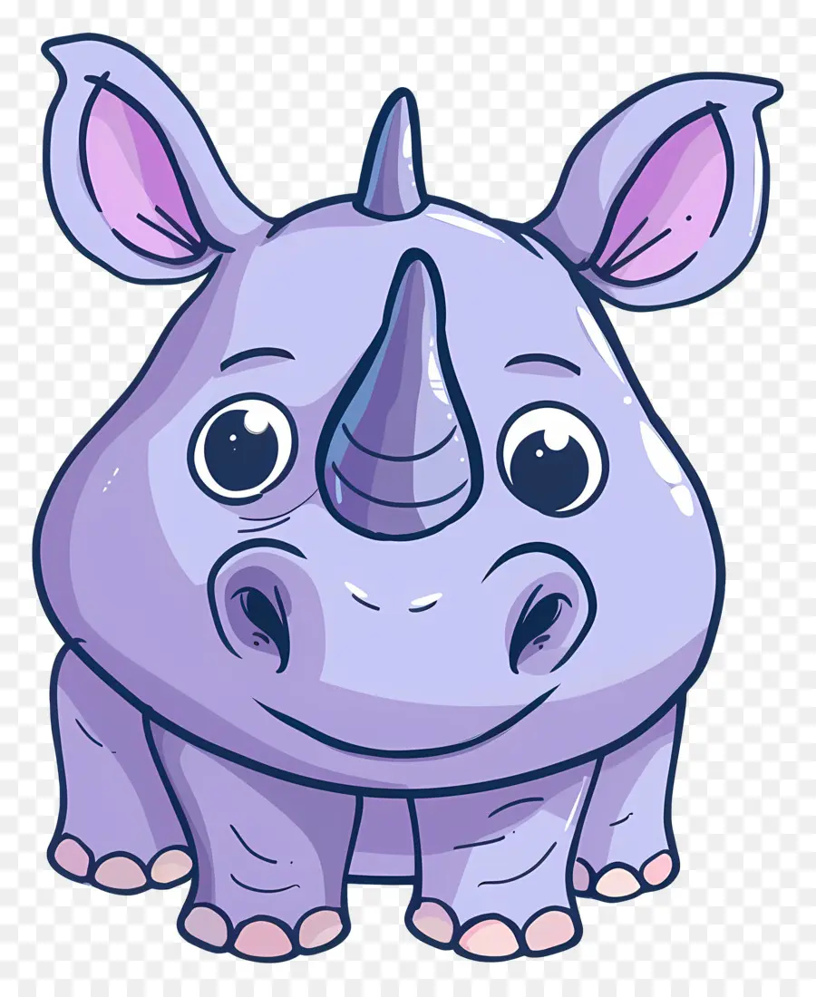 Голова носорога，Детский носорог PNG