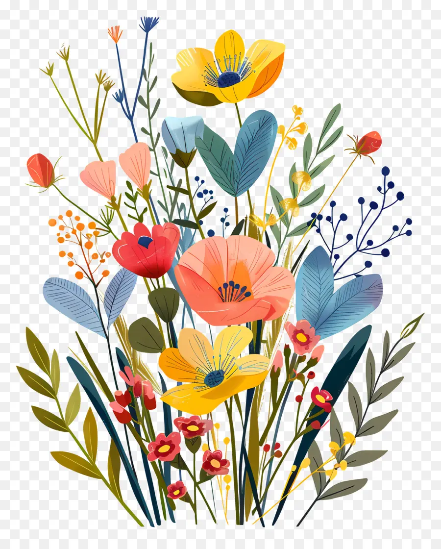 Bouquet Of Flowers，букет PNG