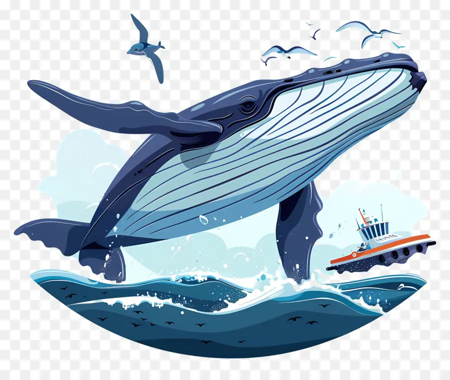 Наблюдение за китами ，Кит PNG