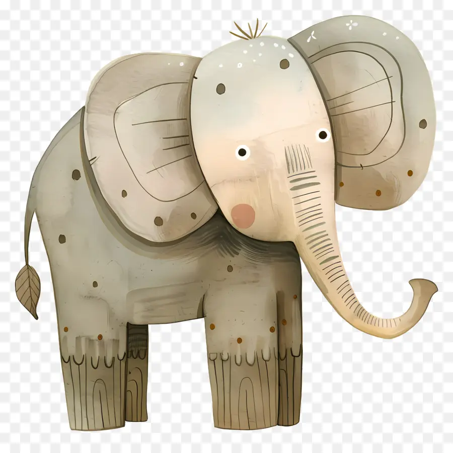 мультфильм слон，иллюстрация слон  PNG