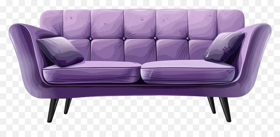 фиолетовый диван，Фиолетовый диван PNG
