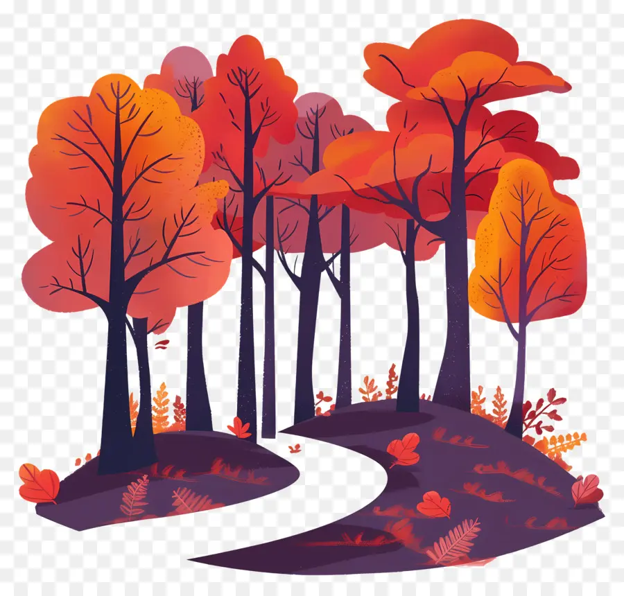 Осенний Лес，Осень PNG