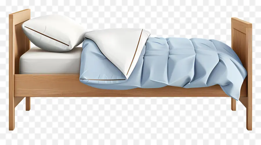 Односпальная кровать，Кровать PNG