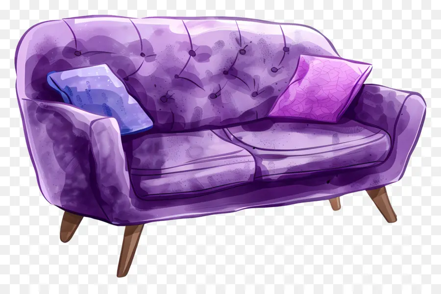 фиолетовый диван，Фиолетовый диван PNG