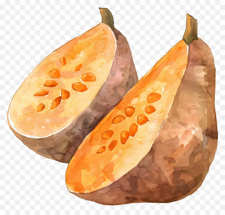 сладкий картофель，Груши PNG