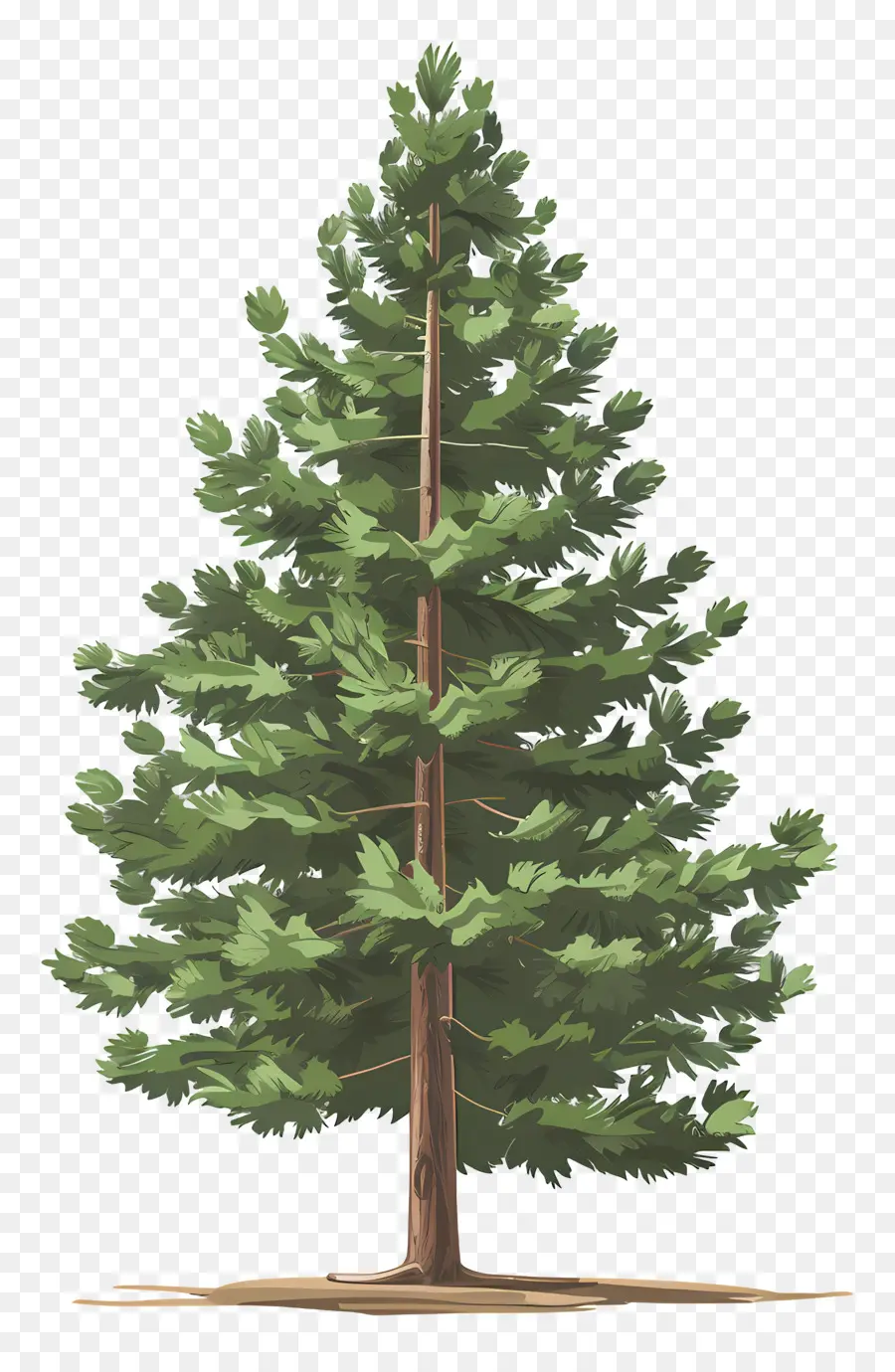 Pine Tree，зеленый PNG