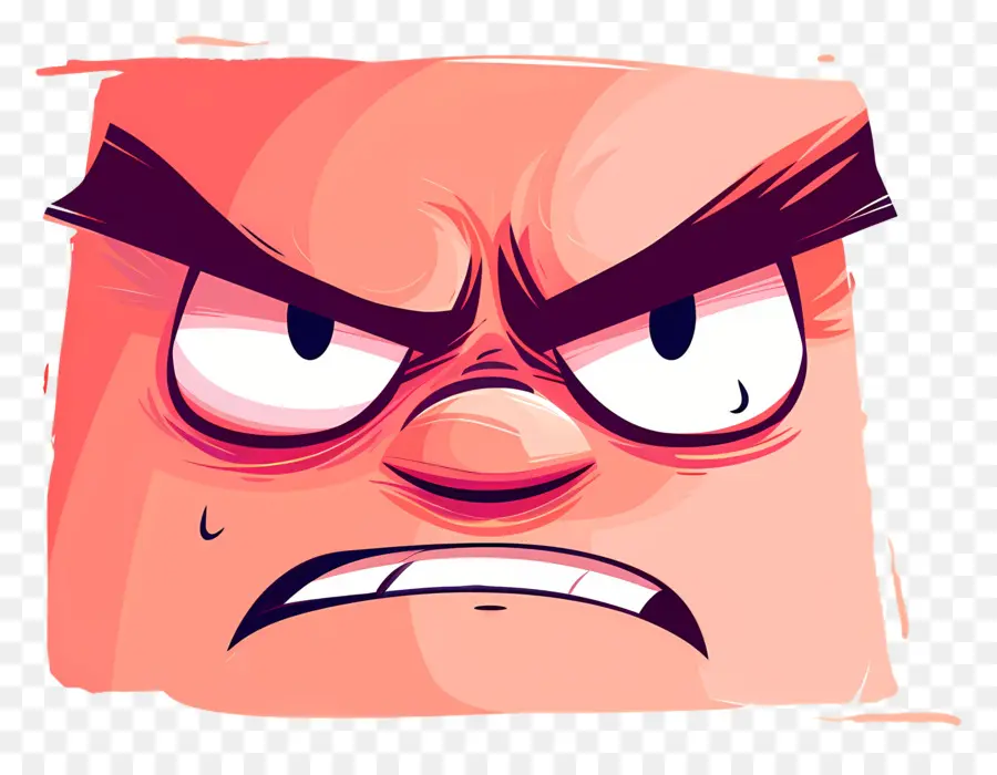 Сердитое Лицо，злой PNG