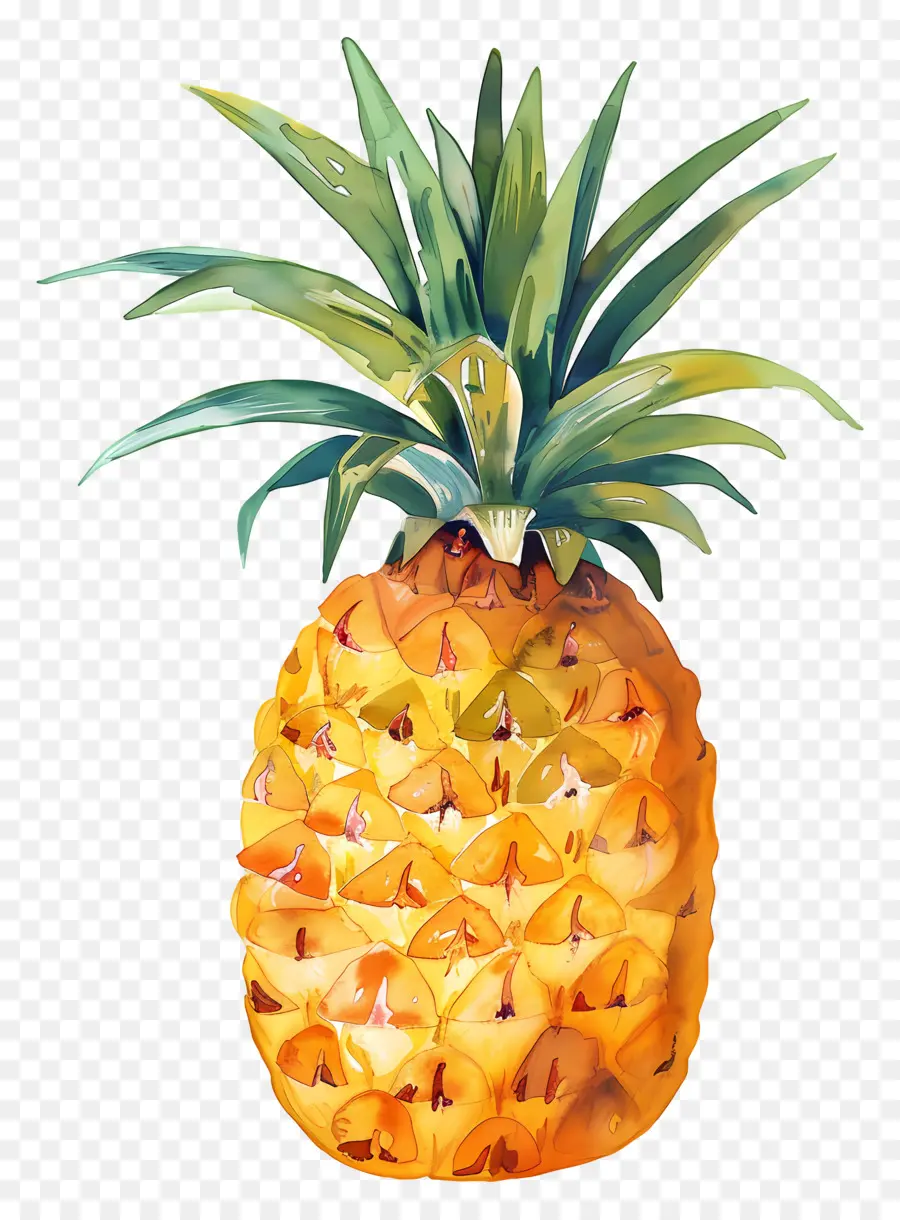 Pineapple，Фрукты PNG