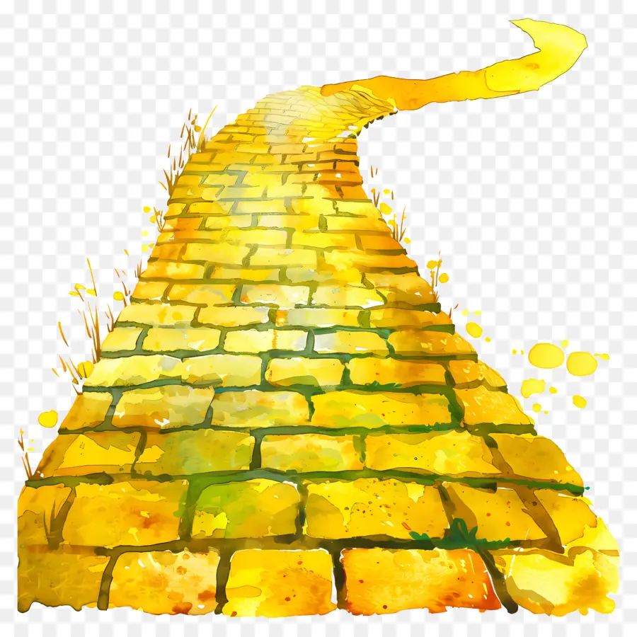 Дорога из желтого кирпича，Золотая кирпичная дорога PNG