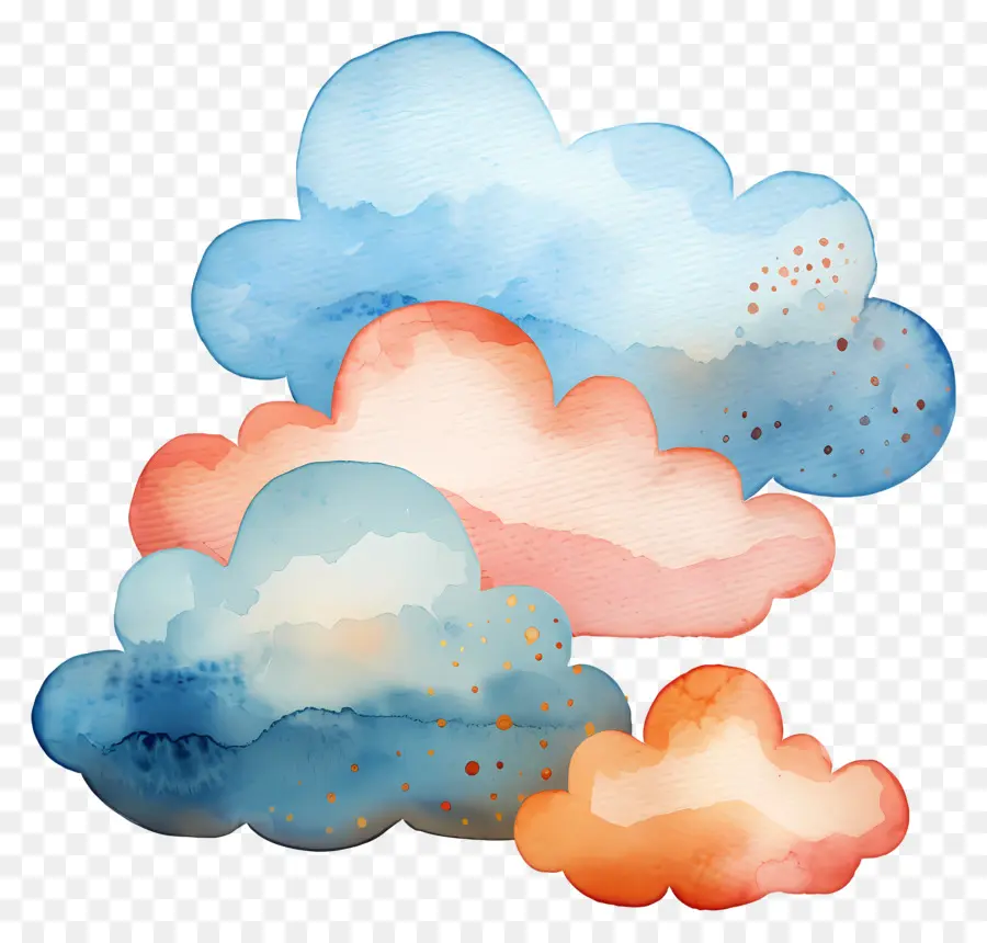 облако，акварельные облака PNG