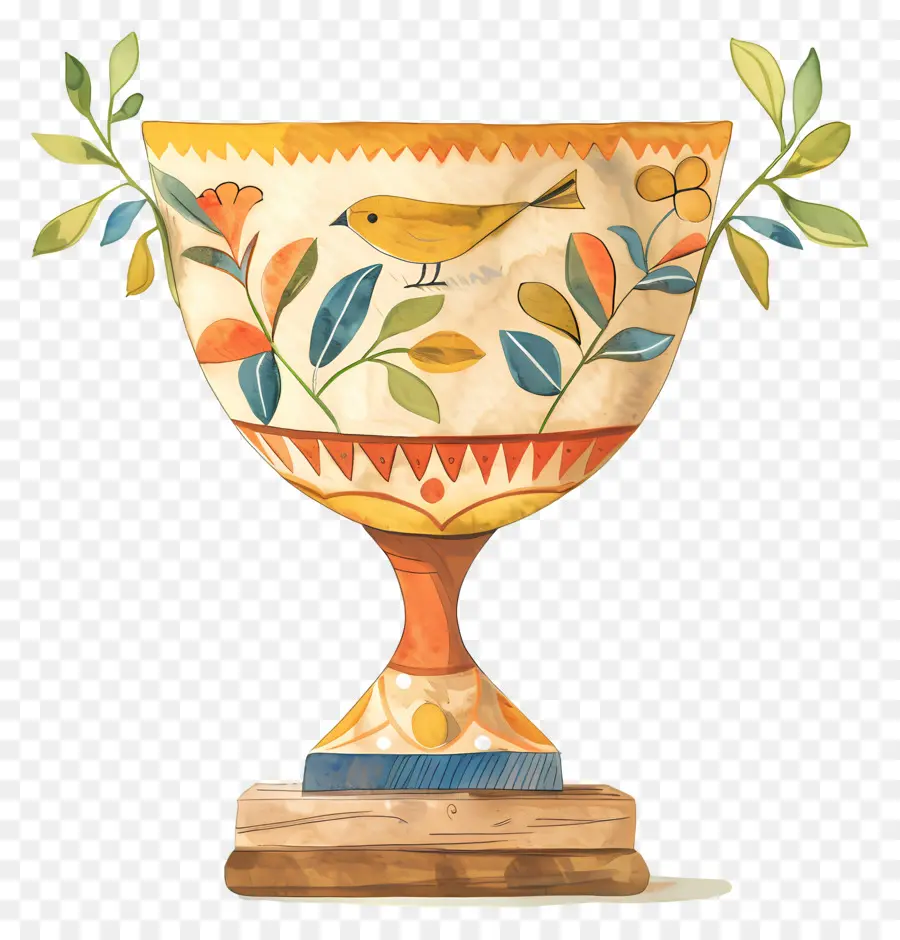 Трофей，богато украшенная ваза PNG