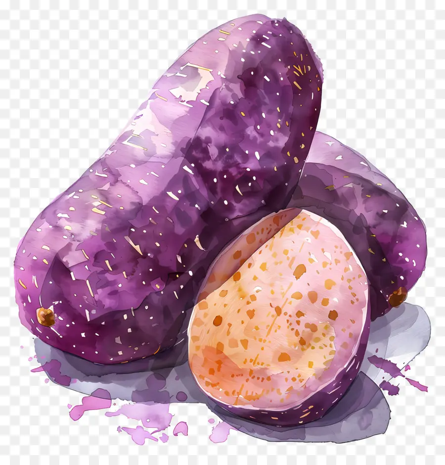 Ям，Фиолетовый сладкий картофель PNG