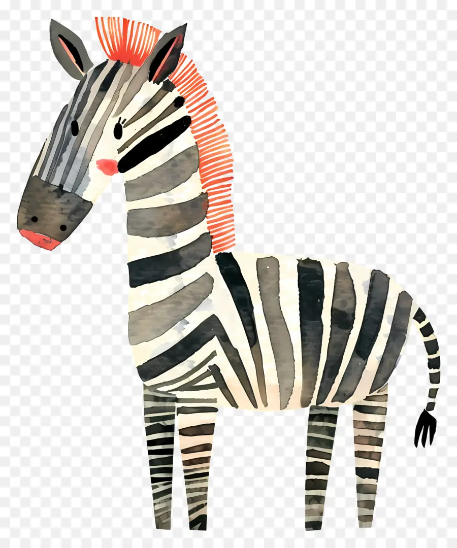 зебра，полосатый узор PNG