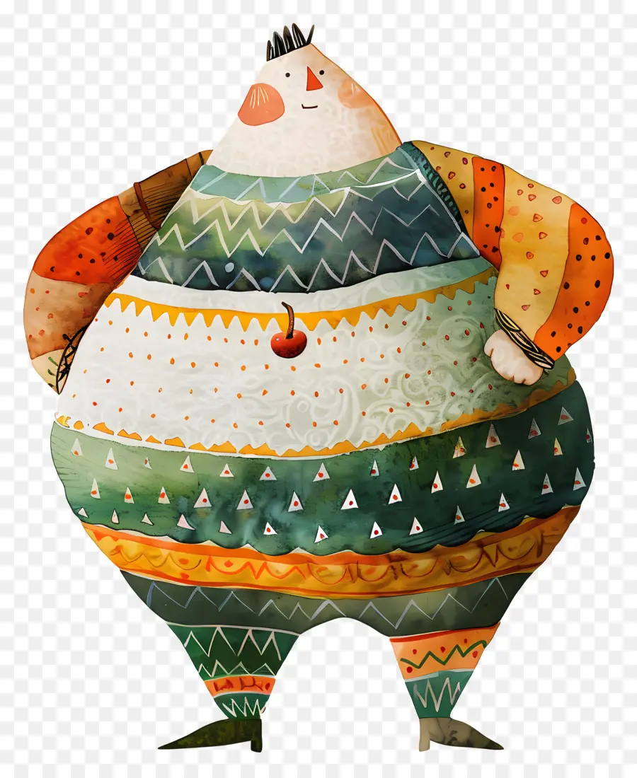 Ожирение，иллюстрации шаржа  PNG