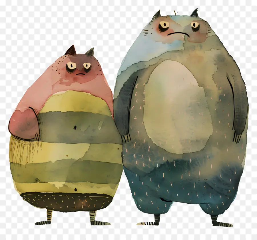 Ожирение，мультфильм животных PNG