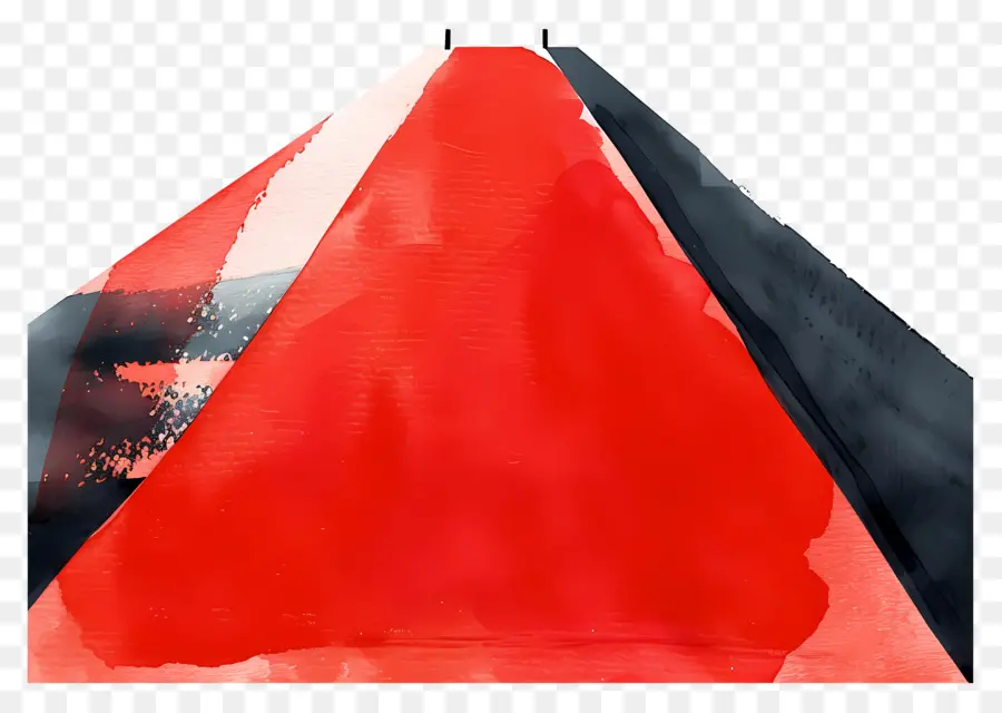 красный ковер，Красный Треугольник PNG