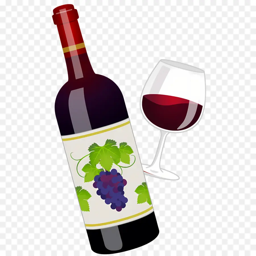 Бордосское вино，Красное Вино PNG